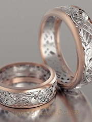 Обручальные кольца VGOK0165 из Комбинированные от Ювелирный Дом Версаль 2