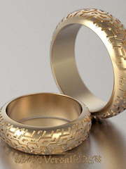 Обручальные кольца VGOK0045 из Розовое (красное) золото от Ювелирный Дом Версаль 1