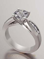 Помолвочное кольцо VGPK0029 из Белое золото, Платина от Ювелирный Дом Версаль 1