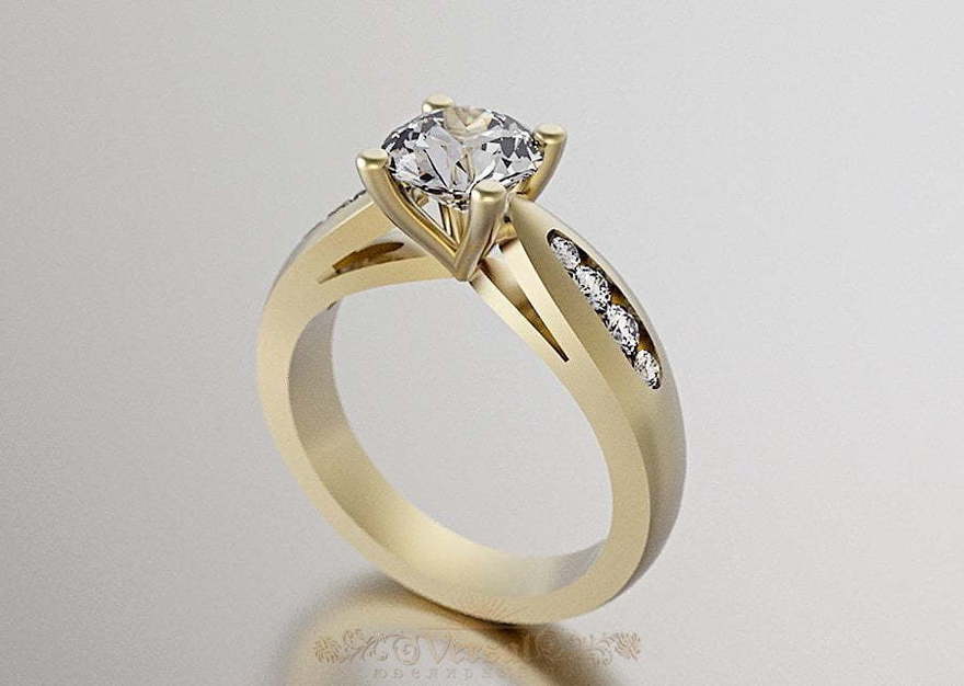 Помолвочное кольцо VGPK0029 из Желтое золото от Ювелирный Дом Версаль 1