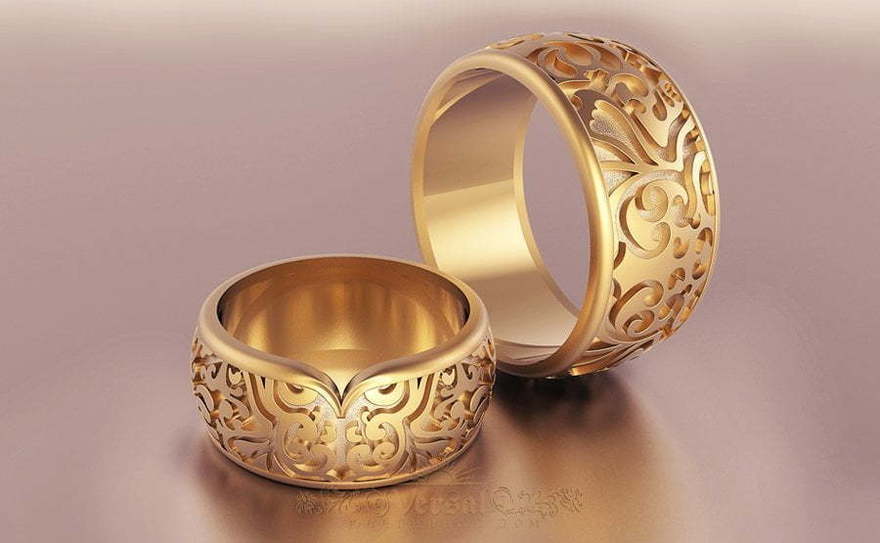 Обручальные кольца VGOK0135 из Желтое золото от Ювелирный Дом Версаль 1