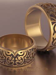 Обручальные кольца VGOK0135 из Желтое золото от Ювелирный Дом Версаль 2