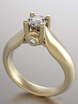 Помолвочное кольцо VGPK0012 из Желтое золото от Ювелирный Дом Версаль 1
