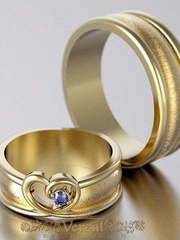 Обручальные кольца VGOK0118 из Комбинированные от Ювелирный Дом Версаль 1