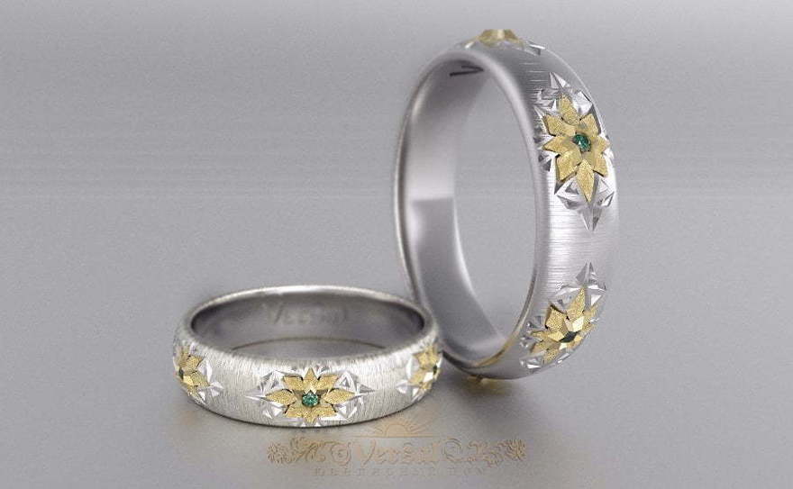 Обручальные кольца VGOK0168 из Комбинированные от Ювелирный Дом Версаль 1