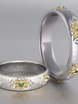 Обручальные кольца VGOK0168 из Комбинированные от Ювелирный Дом Версаль 1