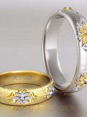 Обручальные кольца VGOK0168 из Комбинированные от Ювелирный Дом Версаль 2