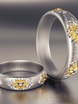 Обручальные кольца VGOK0168 из Комбинированные от Ювелирный Дом Версаль 3
