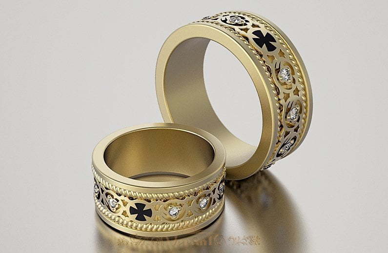 Обручальные кольца VGOK0133 из Желтое золото от Ювелирный Дом Версаль 1