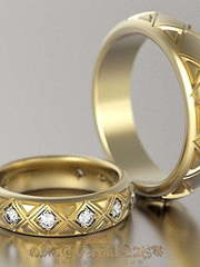 Обручальные кольца VGOK0074 из Желтое золото от Ювелирный Дом Версаль 1