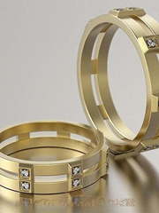 Обручальные кольца VGOK0024 из Желтое золото от Ювелирный Дом Версаль 1