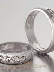 Обручальные кольца VGOK0138 из Белое золото, Платина от Ювелирный Дом Версаль 1