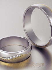 Обручальные кольца VGOK0151 из Комбинированные от Ювелирный Дом Версаль 1