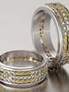 Обручальные кольца VGOK0092 из Комбинированные от Ювелирный Дом Версаль 4