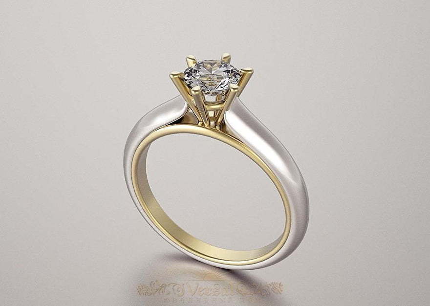 Помолвочное кольцо VGPK0044 из Комбинированные от Ювелирный Дом Версаль 1