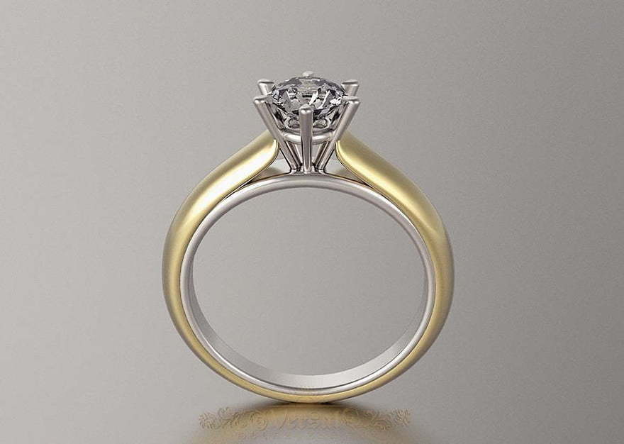 Помолвочное кольцо VGPK0044 из Комбинированные от Ювелирный Дом Версаль 4