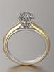 Помолвочное кольцо VGPK0044 из Комбинированные от Ювелирный Дом Версаль 4