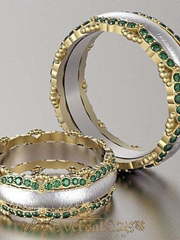 Обручальные кольца VGOK0096 из Комбинированные от Ювелирный Дом Версаль 2