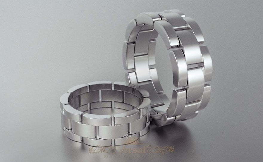 Обручальные кольца VGOK0028 из Белое золото, Платина от Ювелирный Дом Версаль 2