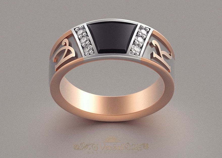 Обручальное кольцо VGMK0016 из Розовое (красное) золото от Ювелирный Дом Версаль 1