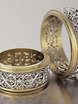 Обручальные кольца VGOK0164 из Комбинированные от Ювелирный Дом Версаль 1