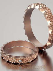 Обручальные кольца VGOK0016 из Розовое (красное) золото от Ювелирный Дом Версаль 1