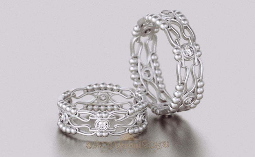 Обручальные кольца VGOK0183 из Белое золото, Платина от Ювелирный Дом Версаль 2