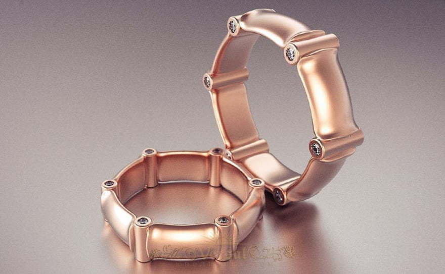 Обручальные кольца VGOK0058 из Розовое (красное) золото от Ювелирный Дом Версаль 1