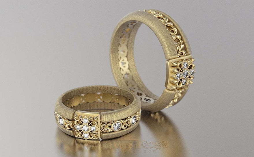 Обручальные кольца VGOK0112 из Желтое золото от Ювелирный Дом Версаль 1