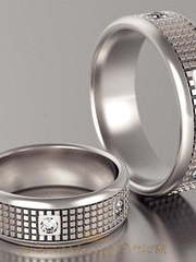 Обручальные кольца VGOK0090 из Белое золото, Платина от Ювелирный Дом Версаль 1