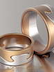 Обручальные кольца VGOK0084 из Комбинированные от Ювелирный Дом Версаль 2