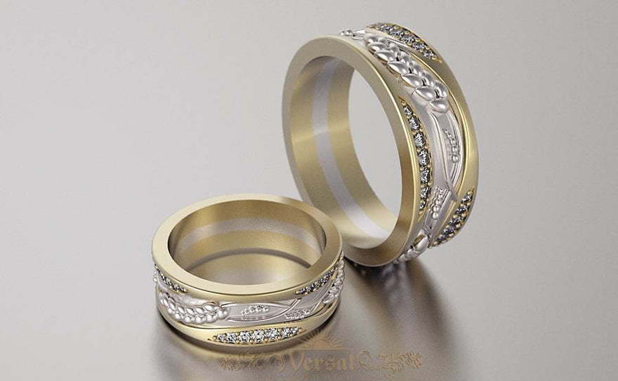 Обручальные кольца VGOK0117 из Комбинированные от Ювелирный Дом Версаль 3