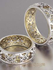 Обручальные кольца VGOK0119 из Комбинированные от Ювелирный Дом Версаль 1