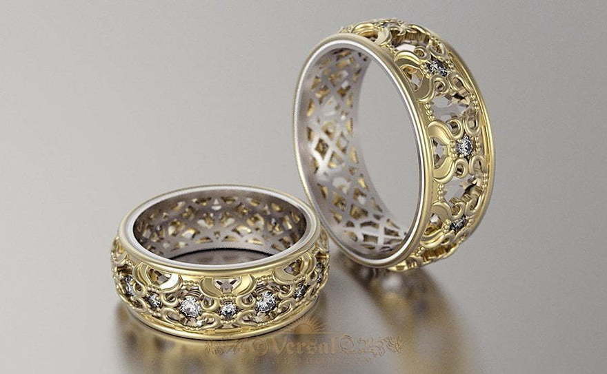 Обручальные кольца VGOK0119 из Комбинированные от Ювелирный Дом Версаль 3