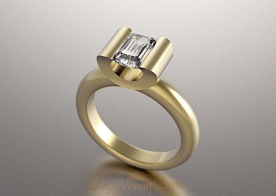 Помолвочное кольцо VGPK0019 из Желтое золото, Розовое (красное) золото от Ювелирный Дом Версаль 1