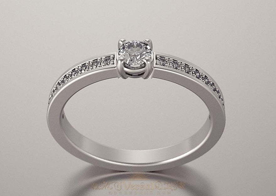 Помолвочное кольцо VGPK0091 из Белое золото от Ювелирный Дом Версаль 1