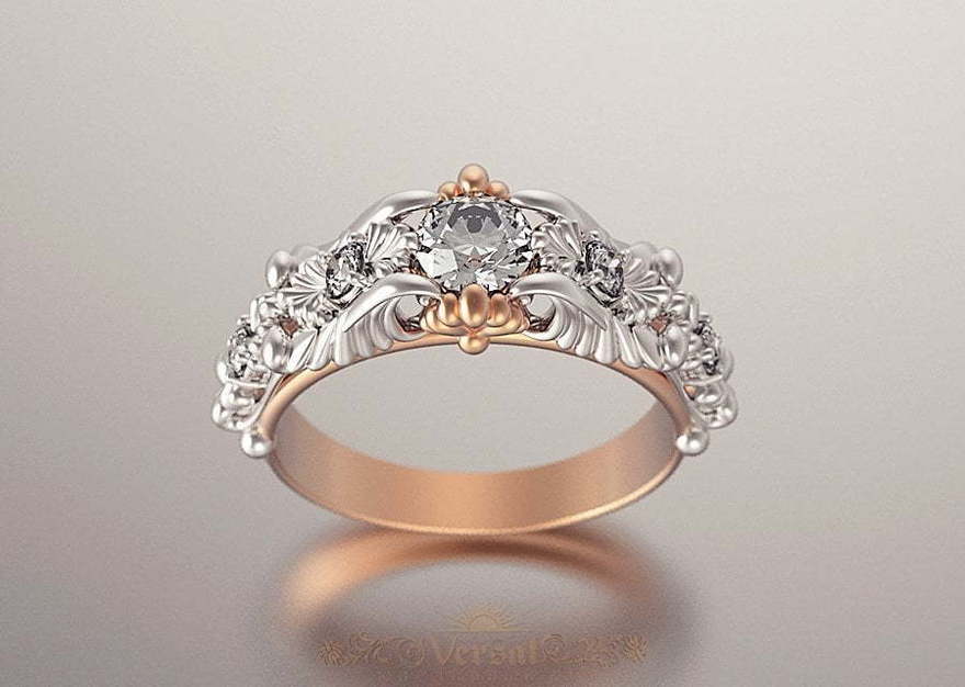 Помолвочное кольцо VGPK0102 из Комбинированные от Ювелирный Дом Версаль 2