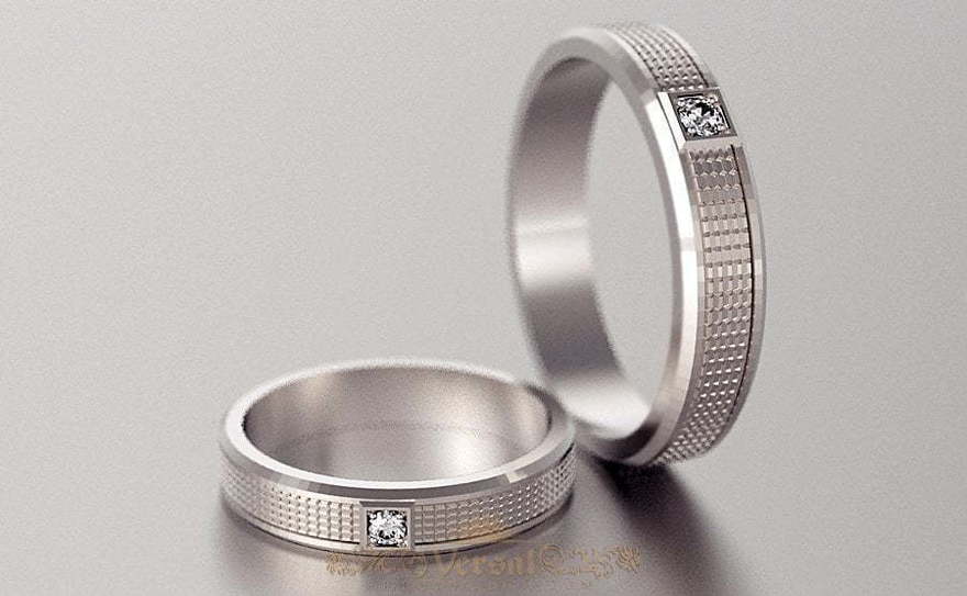 Обручальные кольца VGOK0052 из Белое золото, Платина от Ювелирный Дом Версаль 1
