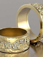 Обручальные кольца VGOK0123 из Желтое золото от Ювелирный Дом Версаль 1