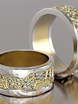 Обручальные кольца VGOK0123 из Комбинированные от Ювелирный Дом Версаль 3