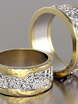 Обручальные кольца VGOK0123 из Комбинированные от Ювелирный Дом Версаль 4