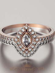 Помолвочное кольцо VGPK0086 из Комбинированные от Ювелирный Дом Версаль 2