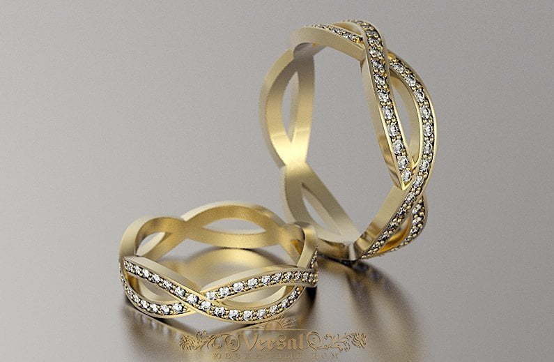 Обручальные кольца VGOK0032 из Желтое золото от Ювелирный Дом Версаль 1