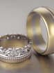 Обручальные кольца VGOK0170 из Комбинированные от Ювелирный Дом Версаль 4