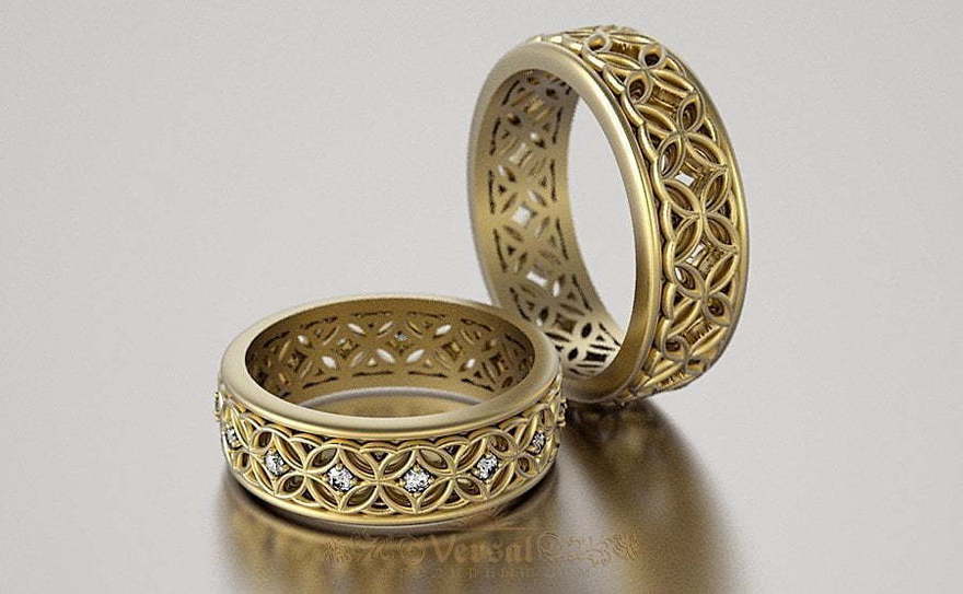 Обручальные кольца VGOK0078 из Желтое золото от Ювелирный Дом Версаль 1