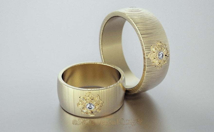 Обручальные кольца VGOK0105 из Желтое золото от Ювелирный Дом Версаль 1