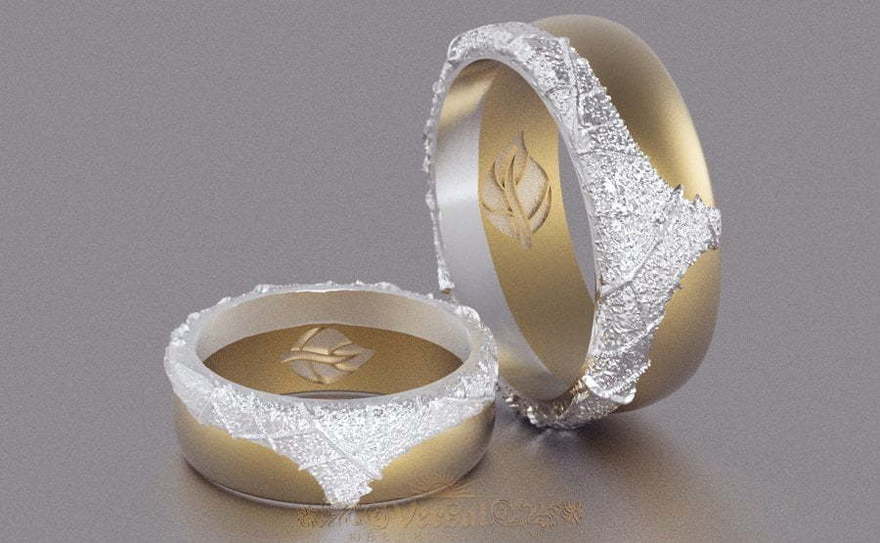 Обручальные кольца VGOK0199 из Комбинированные от Ювелирный Дом Версаль 2