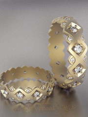 Обручальные кольца VGOK0010 из Желтое золото от Ювелирный Дом Версаль 1