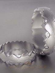 Обручальные кольца VGOK0011 из Белое золото, Платина от Ювелирный Дом Версаль 1