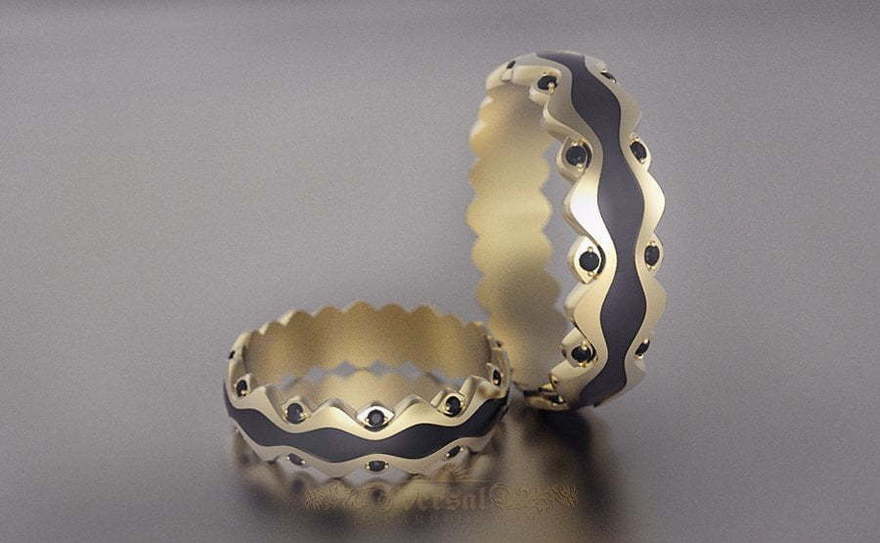 Обручальные кольца VGOK0011 из Желтое золото от Ювелирный Дом Версаль 3